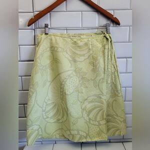 Tommy Bahama Light Green Patterned Mini Skirt